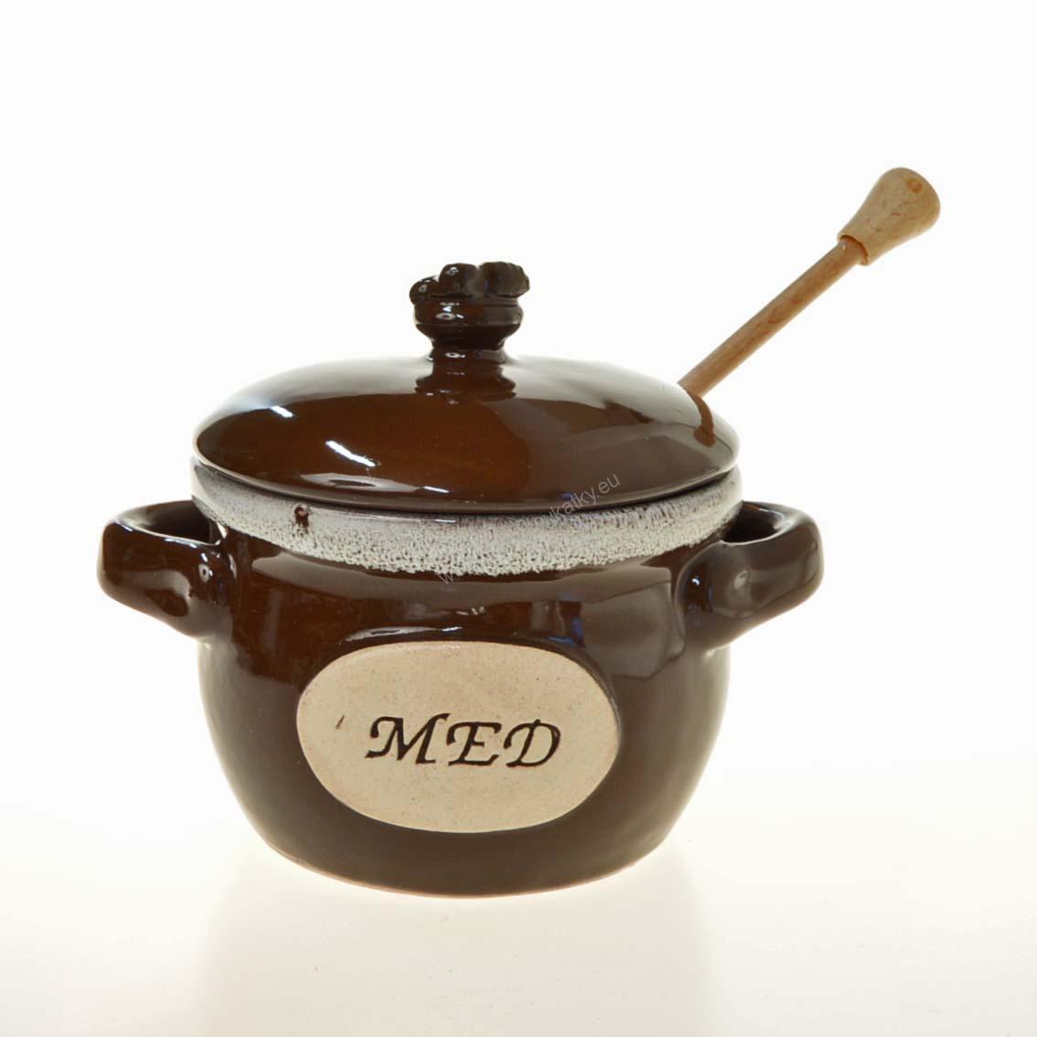 Borcan ceramic pentru miere