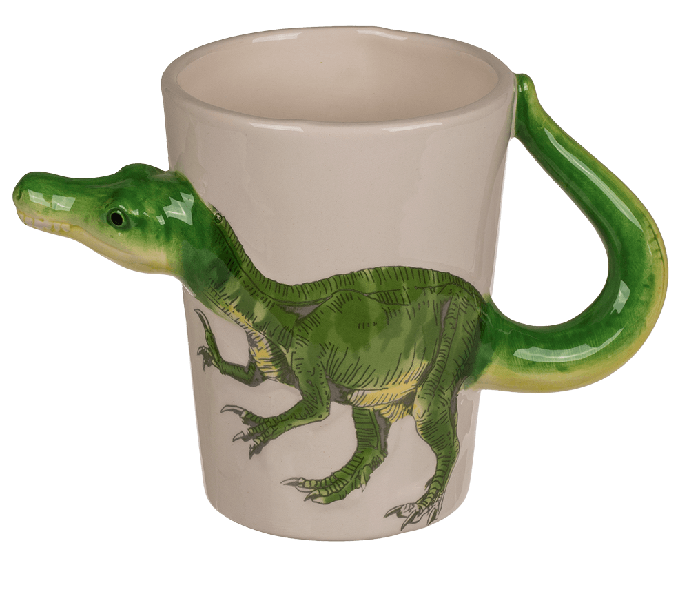 Cană din ceramică cu dinozaur - Velociraptor