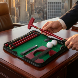 Golf pentru birou într-o cutie cadou