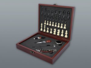 Set de vinuri 5 piese + șah