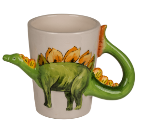 Cană din ceramică cu dinozaur - Stegosaurus