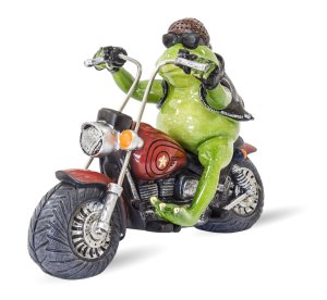Broască din ceramică - Biker