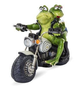 Broască din ceramică - Biker