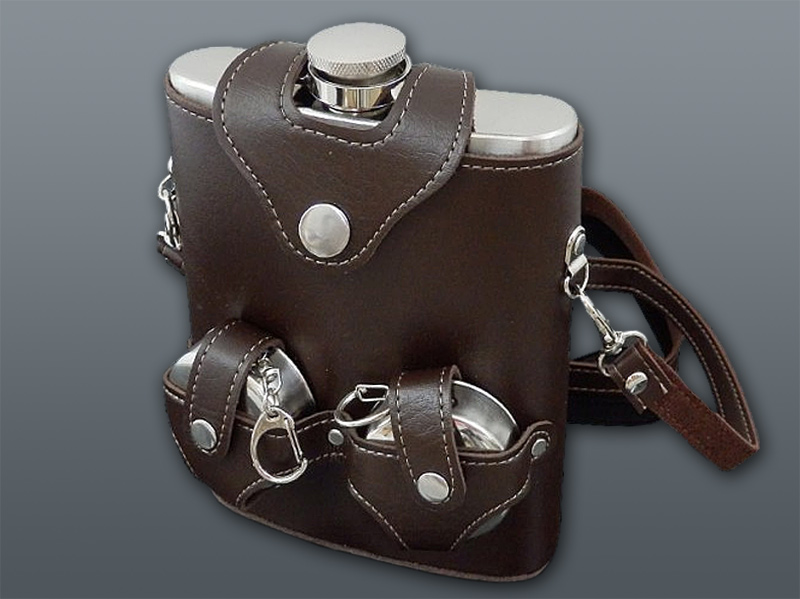 Flacon din oțel inoxidabil XXL 540 ml + pumnii