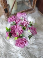 Buchet mini de săpun - Roz vechi