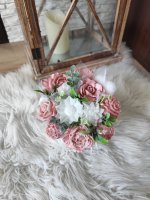 Buchet mini de săpun - Roz pal
