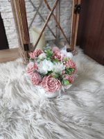Buchet mini de săpun - Roz pal