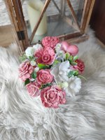 Buchet mini de săpun - Roz