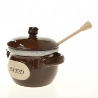 Borcan ceramic pentru miere