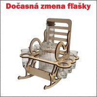 Scaun din lemn cu sticlă pentru a 30-a aniversare
