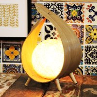 Lampă din nucă de cocos naturală - natural