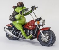 Broască din ceramică - Biker