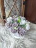 Buchet mini de săpun - Argintiu