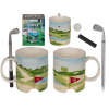 Cană de golf cu stilou și minge