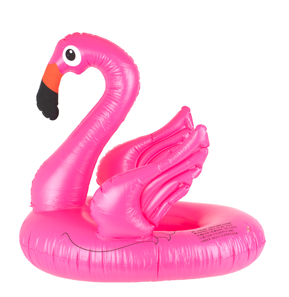 Roată gonflabilă pentru copii - flamingo