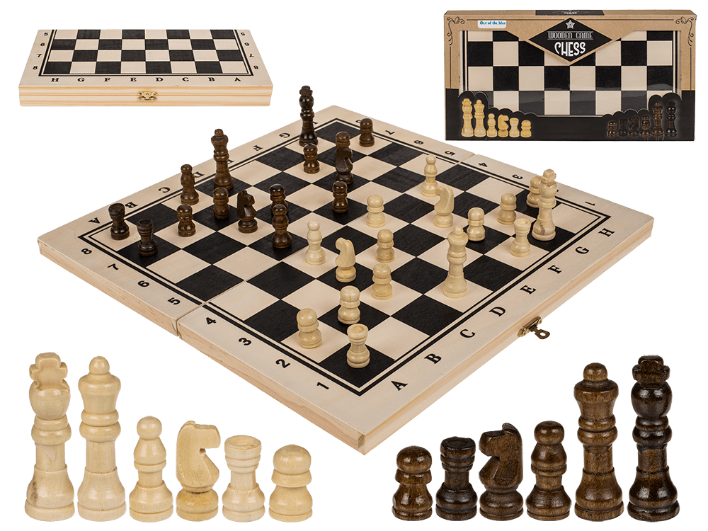 Joc de masă din lemn - Șah