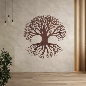 Copac din lemn de viață pe perete