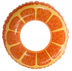 Roată gonflabilă - portocaliu 90 cm