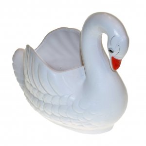 Statuie de grădină din ceramică - Swan