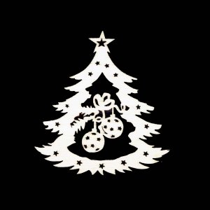 Ornament de Crăciun - Copac 6 cm