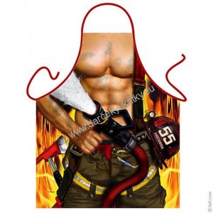 Șorț de bucătărie - Pompier