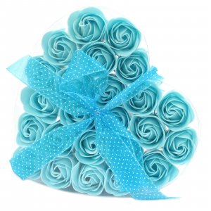 Set de 24 flori de săpun - Blue Rose