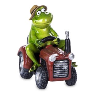 Broască din ceramică - Tractorist