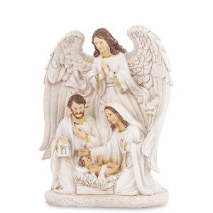 Sfânta Familie cu înger 25 cm