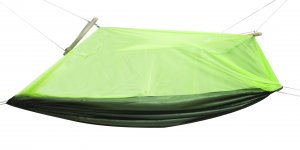 Hamac de camping cu plasă de țânțari 210 x 140 cm