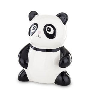 Cutie de bani panda din ceramică