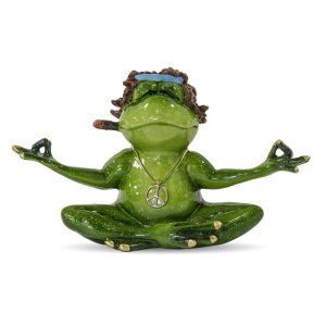 Broască din ceramică - Meditație