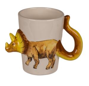 Cană din ceramică cu dinozaur - Triceratops