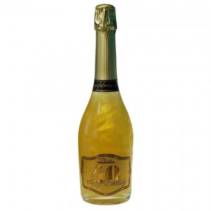 Perle șampanie GHOST aur - La mulți ani 40
