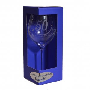 Pahar de vin anual swarovski - Pentru a 50-a aniversare