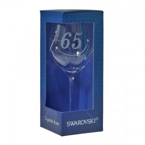 Pahar de vin anual SWAROVSKI - Pentru a 65-a aniversare
