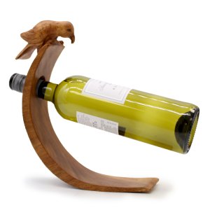 Suport de vin din lemn - Bird