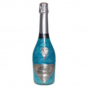Perle șampanie GHOST albastru - La mulți ani 30