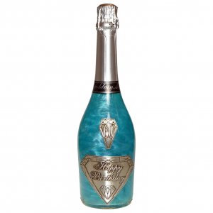 Perle șampanie GHOST albastru - La mulți ani 60