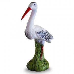 Statuie de grădină din ceramică - Stork