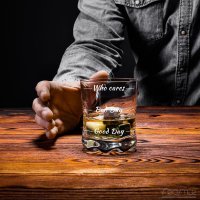 Set pentru iubitorii de whisky Froster cu cuburi răcoroase și inscripție pe pahare