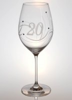 Pahar de vin anual swarovski - Pentru a 20-a aniversare