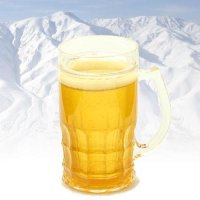 Pahar de bere cu gheață CHILLER XXL - 650ml aur + deschizător