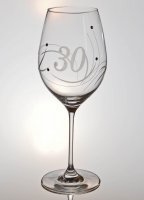 Pahar de vin anual swarovski - Pentru a 30-a aniversare