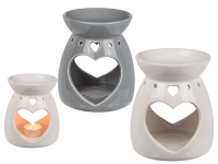 Lampă de aromă din ceramică - Gri