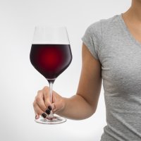 Cutie pentru sticlă de vin cu pahare de vin diVinto Diamond