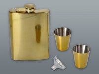 Set GOLD sticla de stropit GOLD 210 ml cu desfăcător de sticle și capace de sticle