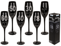 Pahar de șampanie aniversară - Pentru a 60-a aniversare