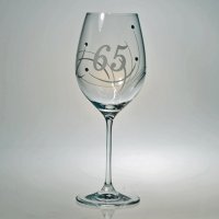 Pahar de vin anual SWAROVSKI - Pentru a 65-a aniversare