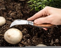 Cuțit pentru grădină și ciuperci cu formă de seceră
