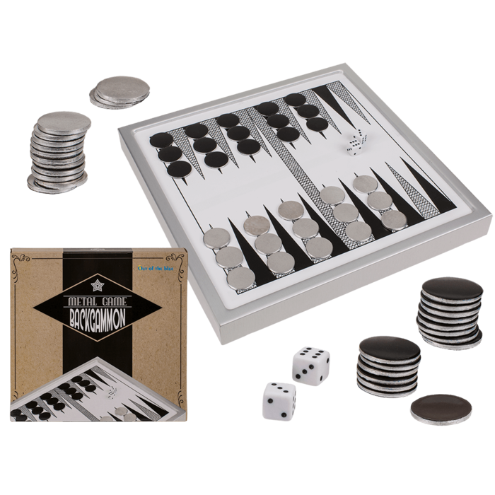 Joc de masă din metal - Backgammon